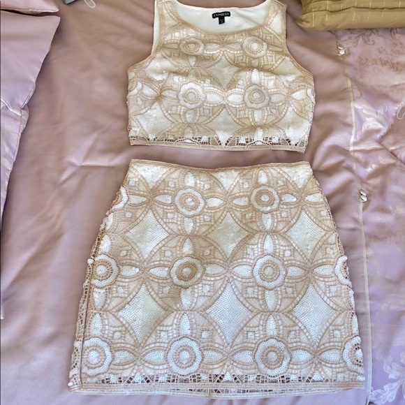 Express Dresses & Skirts - Express Sequin Two Piece Set